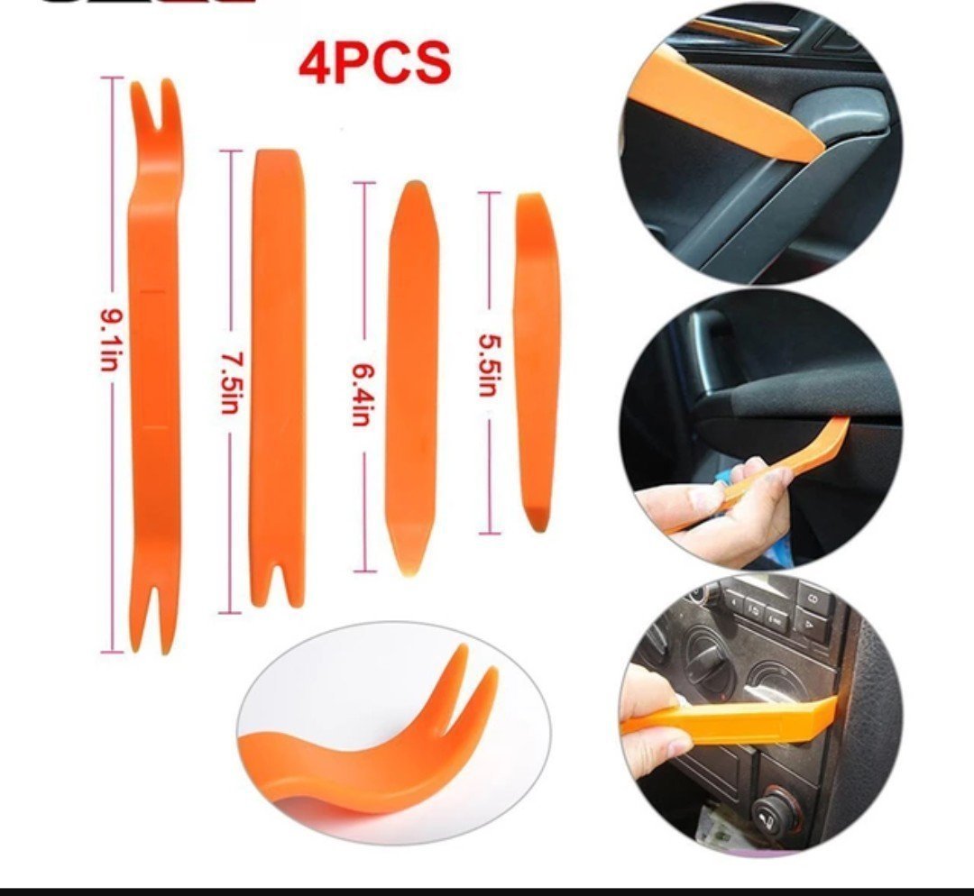 CRUSCOTTO RADIO PLASTICA Nero ABS Console Pannello Rivestimento Per - Foto 3