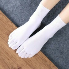 3 Pair Women Men's Toe Socks Five Finger Socks Solid Thin Soft Breathable Casual