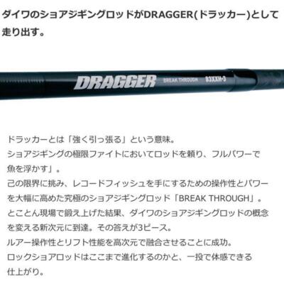 Daiwa 23 DRAGGER BREAK THROUGH 83XXH-3 910H-3 JS 93XH-3 Spinning