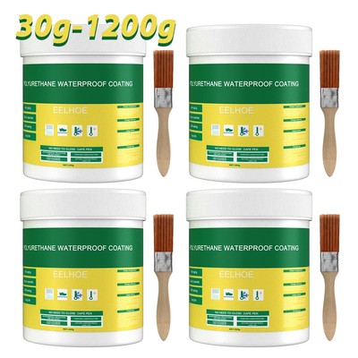 30g-1200g Waterproof Coating Sealant Agent Transparent Invisible Paste Glue Roof