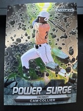 Cam Collier 2022 Panini Prizm Draft Picks Power Surge  #PS-CC Cincinnati Reds