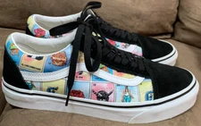 VANS OLD SKOOL DIA DAY LOS MUERTOS US MENS 8.5/WOMENS 10 WORN 1X
