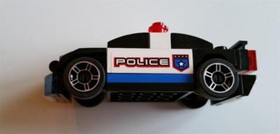 LEGO RACERS Police Car URBAN ENFORCER #8301 RARE Hard To Find Toy + Instructions