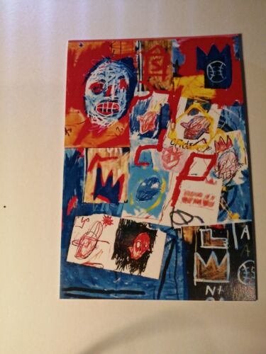 Basquiat Kolekcjonerska pocztówka z sztuką amerykańską nr 98 *podpisana szybka przesyłka*  - Zdjęcie 1 z 9