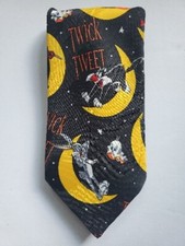 Looney Tunes Mania 1996 Taz Tazmanian Devil Character Neck Tie Twick Or Tweet