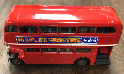 Solido Double Decker Bus London Maples - Afbeelding 1 van 14