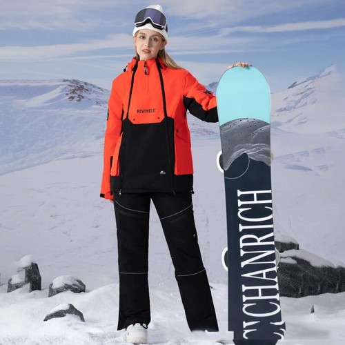 New winter ski clothing, wind and snow warm clothing and pants ski suit - Picture 3 of 30