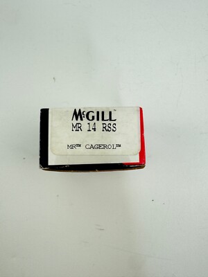 McGill MR-14-RSS Cagerol  Needle Roller Bearing, MR14RSS