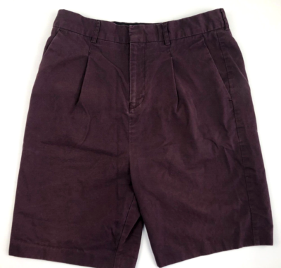 Topman Skinny Chino Shorts Mens Size 30 Burgundy