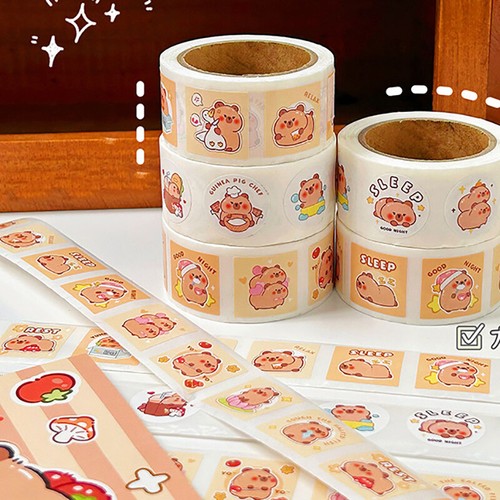 300 PCS Cartoong Lobefish Decorative Stickers Scrapbooking Material Diary Label - 第 2/12 張圖片