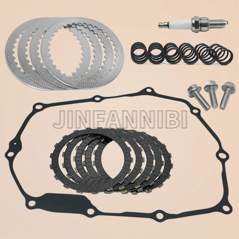Juego de placas de fricción de embrague y juntas de cubierta para Honda Grom 125 Monkey Z125MA 22-24 Foto 2 de 4