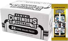 2023 Panini Contenders Football Value Cello Fat Pack Box (12 Packs)