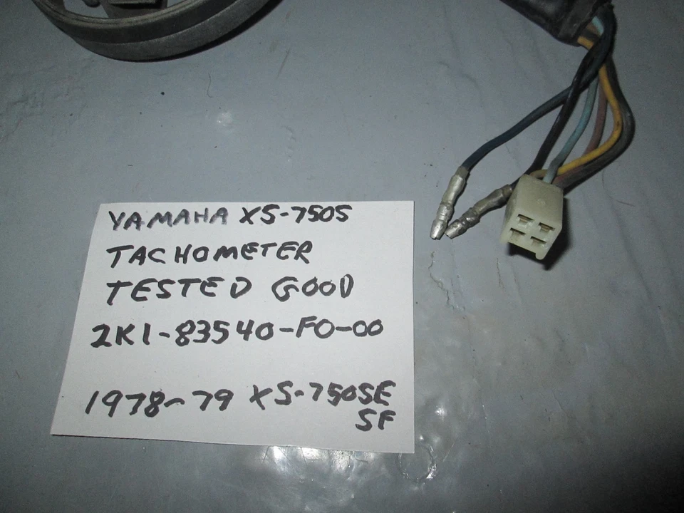 Tacómetro Yamaha XS-750 Special Foto 4 de 4