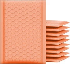 SuperPackage® 200 #2  8.5 X 11 Poly Bubble Mailers Padded Envelopes-Orange