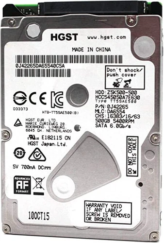 LOTTO 10x HDD Hard Disk 500GB SATA 2.5" interno per Portatile Notebook Laptop