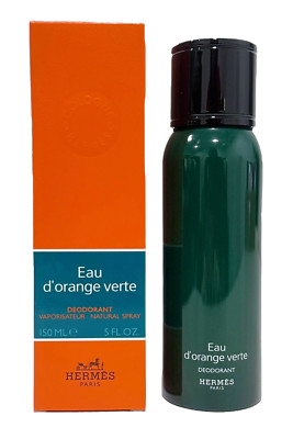 Eau d'Orange Verte by Hermes for Men 5 oz Deodorant Spray NEW 100% AUTHENTIC