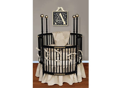 Babydoll Round Crib Cotton Sheets White 009243063353 Babydoll Round Crib Cotton Sheets White 009243063353