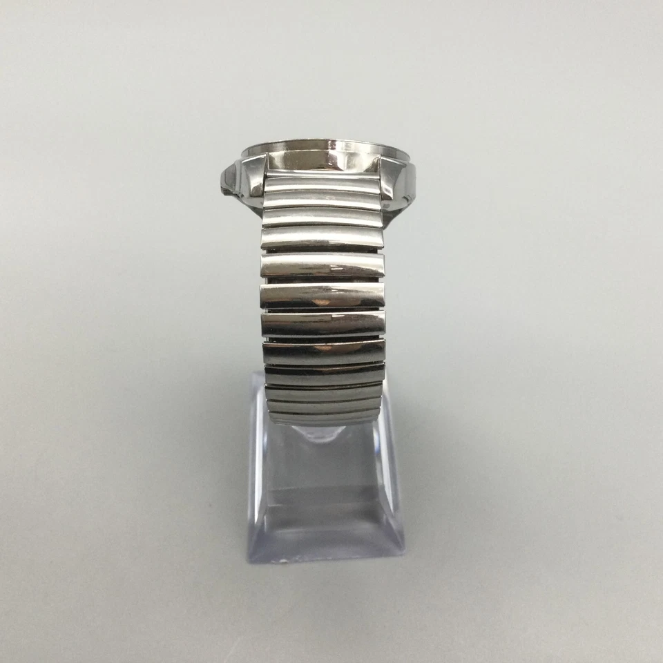 Reloj Anne Klein Mujer 36mm Tono Plateado Cristales Banda Elástica Batería Nueva Foto 4 de 4