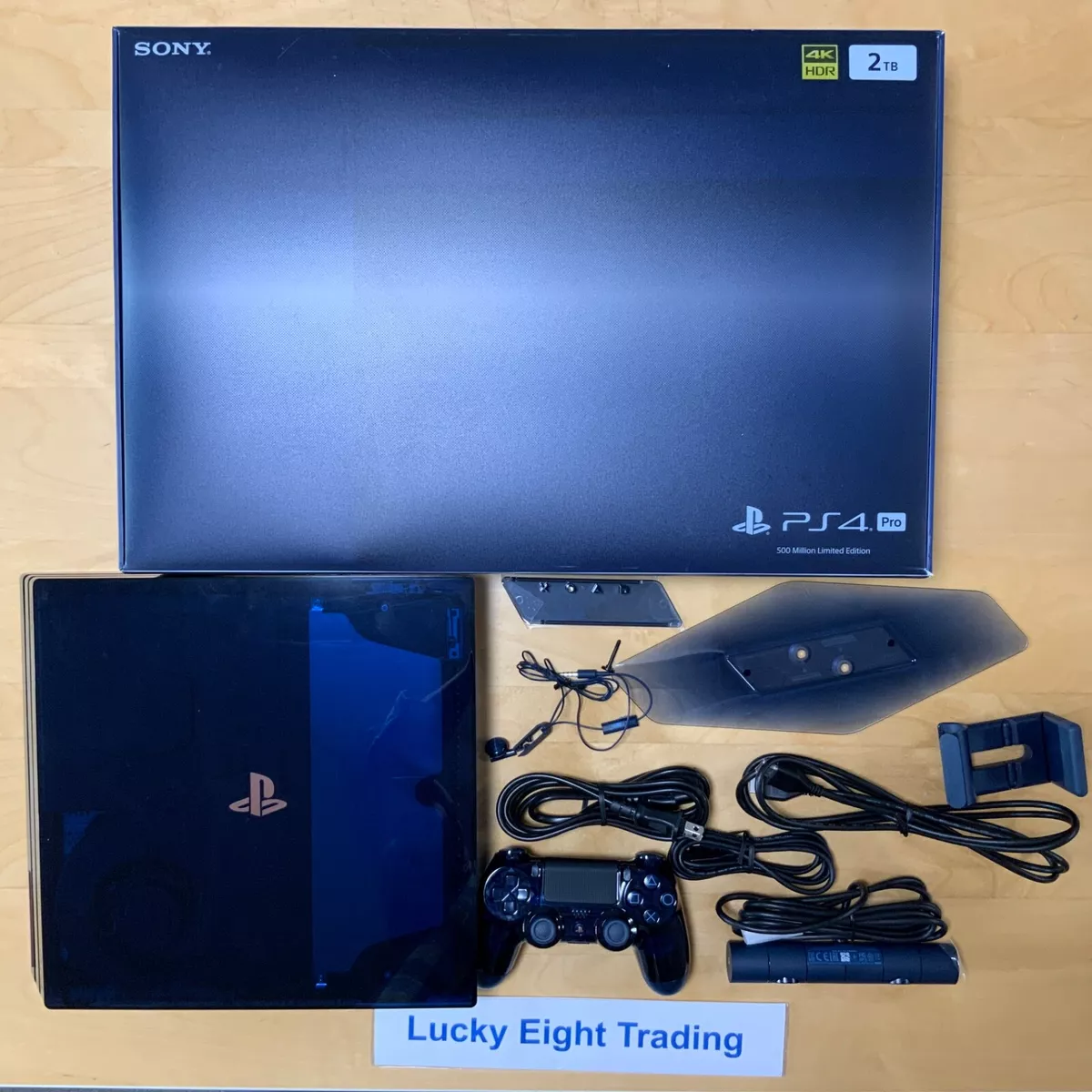 500 Million Limited Edition PS4 Pro detailed in close-up unboxing