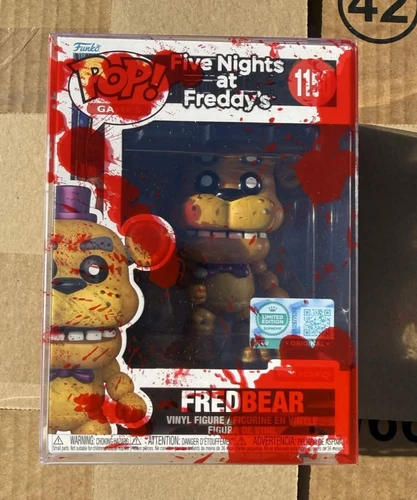 Funko Pop Five Nights at Freddy's Fredbear #1150 EE Exclusive LE 9500 w/ Bloody