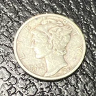 Mercury Dimes Lot of 50 Various Years 10C Silver 0.9 Fine Circulated