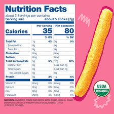 Organic Baby Food, Dissolvable Teething Snack for Babies 6 Months and Older, ...