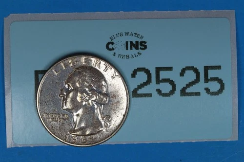 1961 25C WASHINGTON SILVER QUARTER DOLLAR PROOF RAW-2525