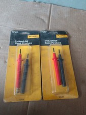 2 Genuine Fluke TP20 SureGrip Test Probes Red Black color BRAND NEW NOS