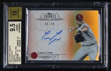 2014 Topps Tribute Auto Orange 8/40 Lance Lynn #TA-LL BGS 9.5 GEM MINT Auto 3hd