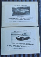 Jadar Models I/72 Scale Models - King Tiger & Panther A - Turret & Hull Coatings