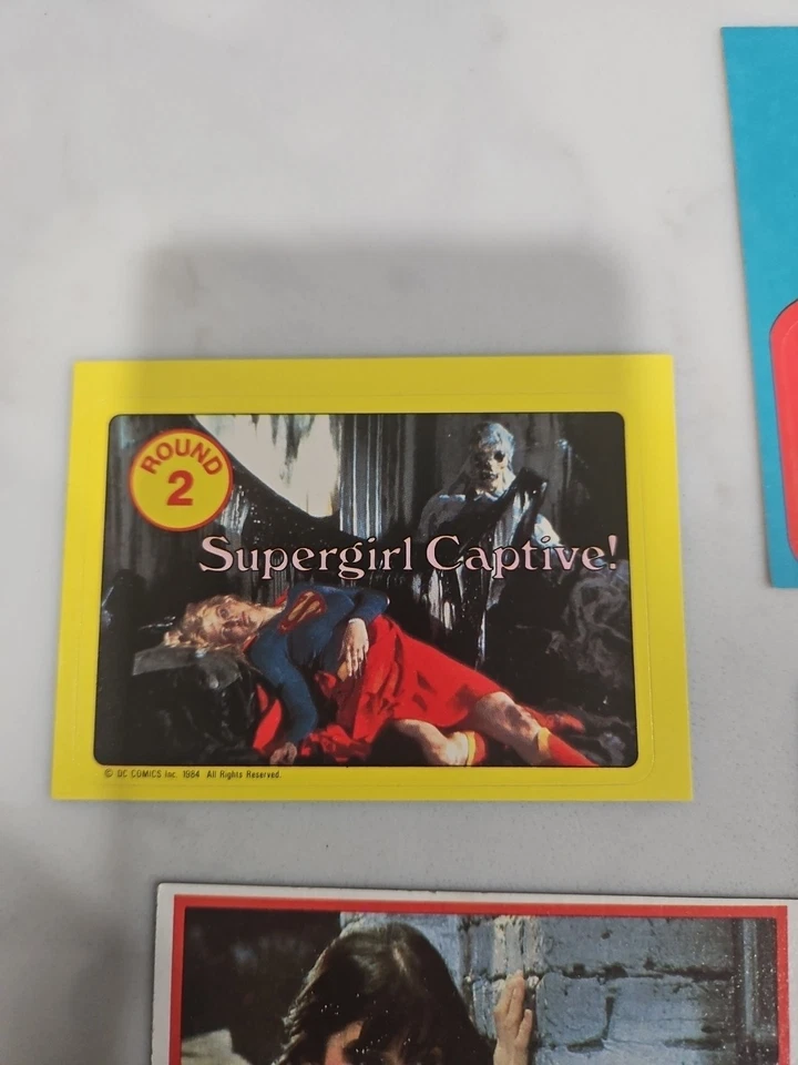 1978 Superman The Movie Card Lot (11) + 1983 Superman III Sticker (1) - C. Reeve - Image 3 of 4