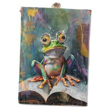Throw Blanket Gifts for Women Adults Girls, Soft Fuzzy 50"x60" Colorful Frog