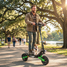1200W Electric Scooter for Adults 25Miles 30MPH Foldable 11" Off-road E-Scooter