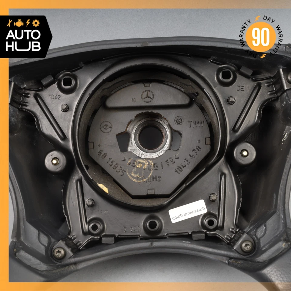 00-06 Volante conductor madera mercedes w215 cl500 s600 s500 2204600503 fabricante de equipos originales Foto 2 de 4