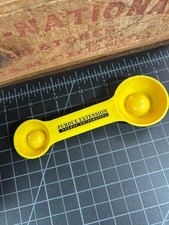 Vintage Purdue Extension Measuring Spoon Yellow Plastic Purdue University Illini
