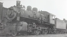 Vintage Black & White Railroad Locomotive #52 Photo by Vollrath 8x5 1914