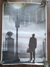 1973 The Exorcist Poster, The famous silhouette of Lankester Merrin Original