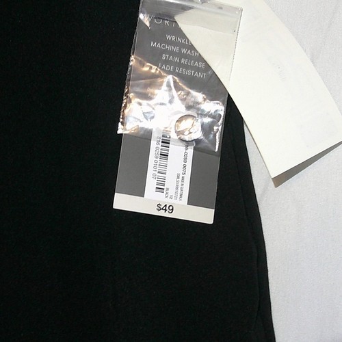 Worthington pantaloni curvy neri pantaloni alti bootcut carriera taglia 12 $49 nuovi con etichette - Foto 5 di 6