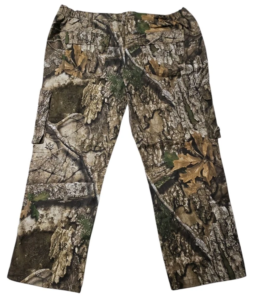 RealTree Edge Stretch Waist 6 Pocket Camo Cargo Hunting Pants MENS 2XL(44-4) New - Image 4 of 4