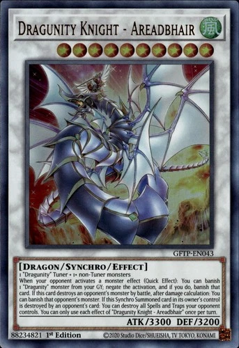 Yu-Gi-Oh! Dragunity Knight - Areadbhair Ultra Rare GFTP-EN043
