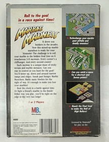 Marble Madness (Nintendo NES, 1989) NES Game & Box