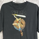 Wonder Woman Graphitti T Shirt Mens Large 21.5x27 Black Comic Book 2012