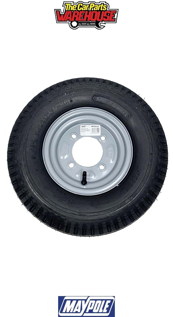 Maypole 68122 4.80/4.00x8 Wheel & Tyre Fits MP6812 Trailer