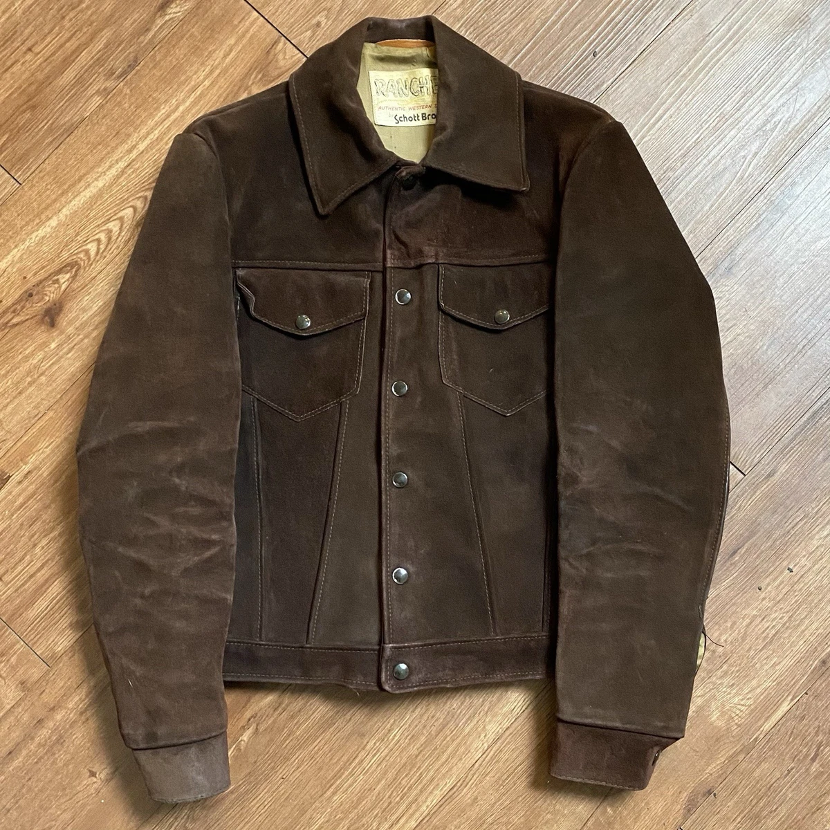 SCHOTT Coats, Jackets & Vests for Suede Outer Shell Men for Sale