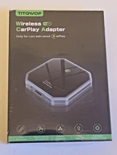 TITOWOP Wireless CarPlay Adapter USB Dongle For iPhone Apple Wireless Plug &Play