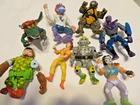 Teenage Mutant Ninja Turtles Action Figures Lot Of 8 TMNT Vintage 80s
