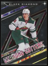 2024-25 UD Black Diamond Cutters Rookie Liam Ohgren RC /99 #RDC-LO
