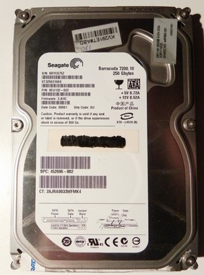 Seagate Barracuda 7200.10 250GB 3,5'' SATA HDD Intern 7200RPM