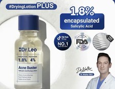 Dr.Leo Acne Buster Salicylic Acid Niacinamide Lotion Fast Flattens Acne Scars