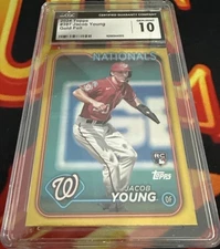 2024 Topps Series 2 - Jacob Young #397 Gold Fool (RC)